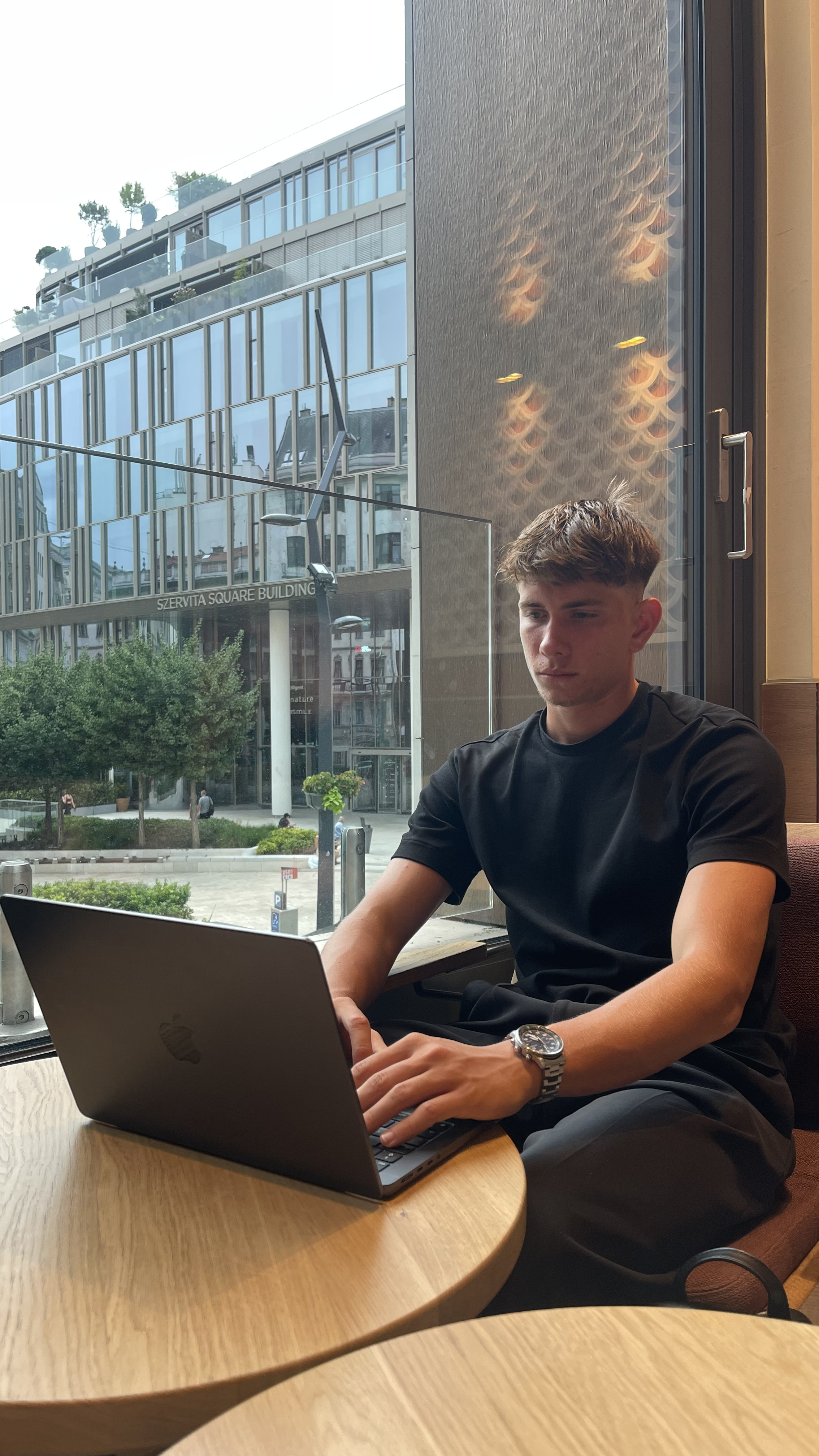 Dezső Mező working